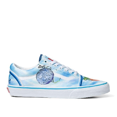 Vans X One Piece Old Skool Mens Womens - One Piece Devil Fruit True Blue VN0007NT7WM Shoes