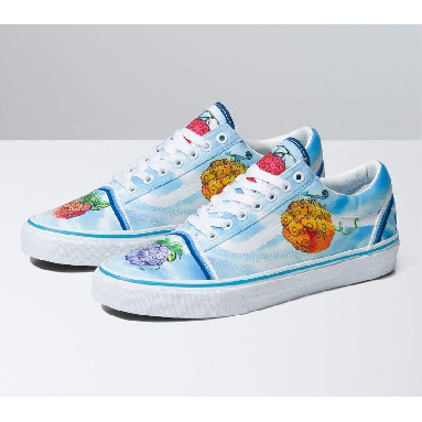 Vans X One Piece Old Skool Mens Womens - One Piece Devil Fruit True Blue VN0007NT7WM Shoes