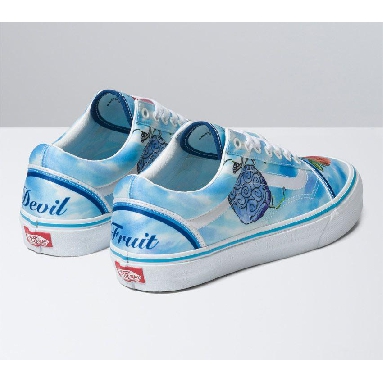 Vans X One Piece Old Skool Mens Womens - One Piece Devil Fruit True Blue VN0007NT7WM Shoes