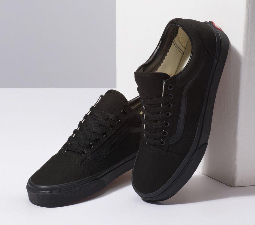 Vans Old Skool Mens Womens - Black/Black VN-0D3HBKA Shoes