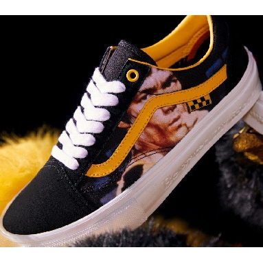 Vans x Bruce Lee Skate Old Skool Mens Womens - Bruce Lee Black/Yellow VN0A5FCBY23 Shoes