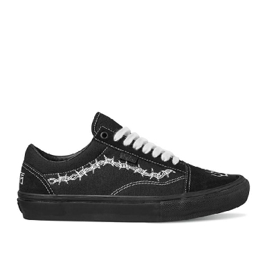 Vans Elijah Berle Skate Old Skool Mens Womens - Elijah Berle Black/Black/White VN0A5FCBB8C Shoes