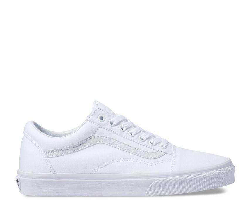 Vans Old Skool True White Mens Womens - True White VN-0D3HW00 Shoes