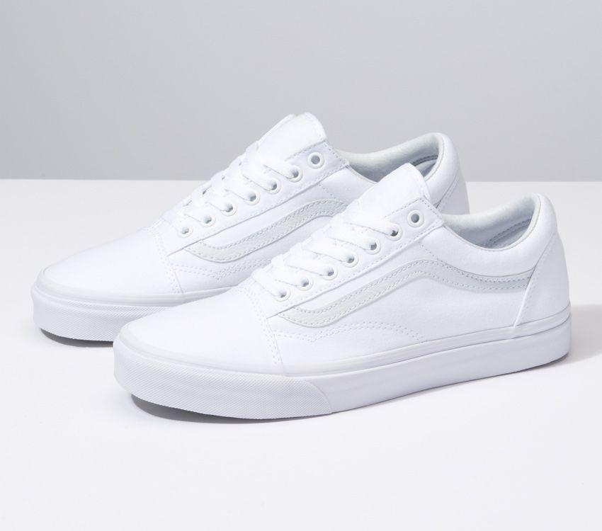 Vans Old Skool True White Mens Womens - True White VN-0D3HW00 Shoes