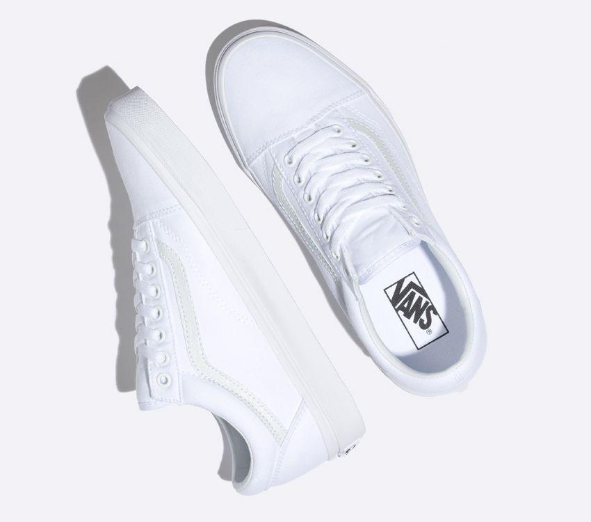 Vans Old Skool True White Mens Womens - True White VN-0D3HW00 Shoes