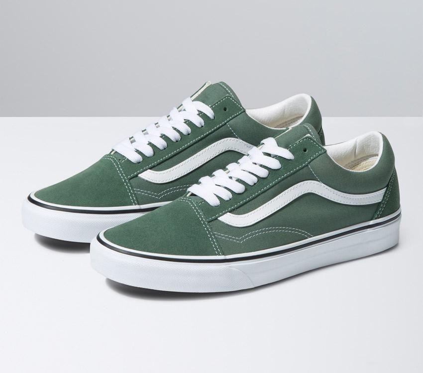 Vans Old Skool Mens Womens - Color Theory Duck Green VN0A5KRSYQW Shoes