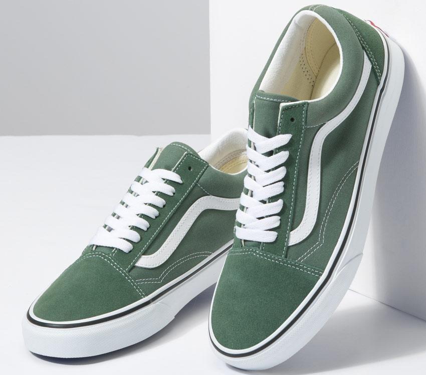 Vans Old Skool Mens Womens - Color Theory Duck Green VN0A5KRSYQW Shoes