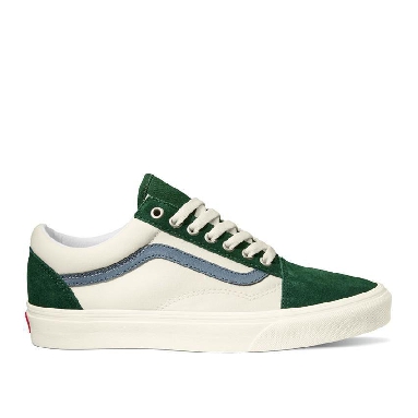 Vans Old Skool Mens Womens - Varsity Canvas Blue/Green VN0A5JMIBLG Shoes