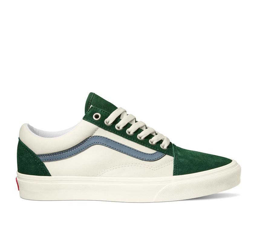 Vans Old Skool Mens Womens - Varsity Canvas Blue/Green VN0A5JMIBLG Shoes