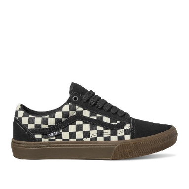 Vans Skate Old Skool Checkerboard Mens Womens - Checkerboard Black/Dark Gum VN0005UZ39L Shoes