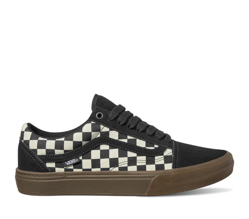 Vans Skate Old Skool Checkerboard Mens Womens - Checkerboard Black/Dark Gum VN0005UZ39L Shoes