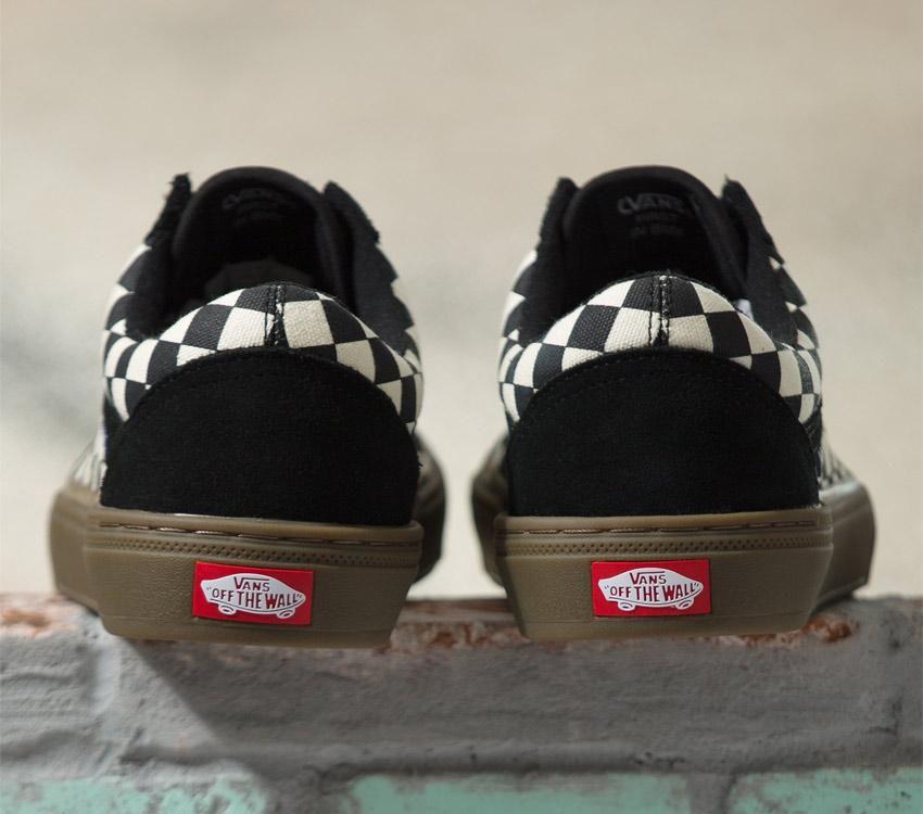 Vans Skate Old Skool Checkerboard Mens Womens - Checkerboard Black/Dark Gum VN0005UZ39L Shoes