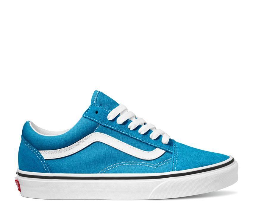 Vans Old Skool Mens Womens - Color Theory Mediterranian Blue VN0A5KRSVD3 Shoes