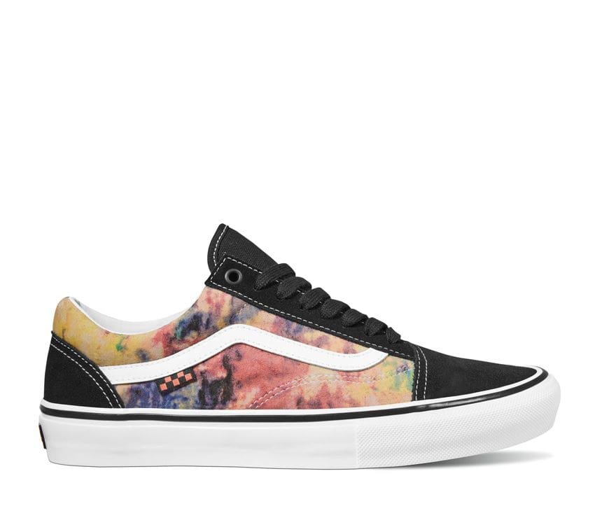 Vans Skate Old Skool Tie-Dye Mens Womens - Tie-Dye Terry Black/Multi VN0A5FCBBML Shoes