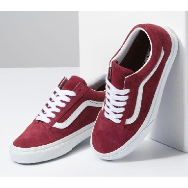 Vans Old Skool Pig Suede Mens Womens - Pig Suede Tawny Port VN0A5JMITWP Shoes