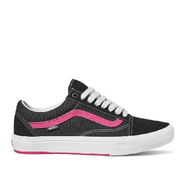 Vans Skate Old Skool Mens Womens - Black/Neon Pink VN0005UZBFY Shoes