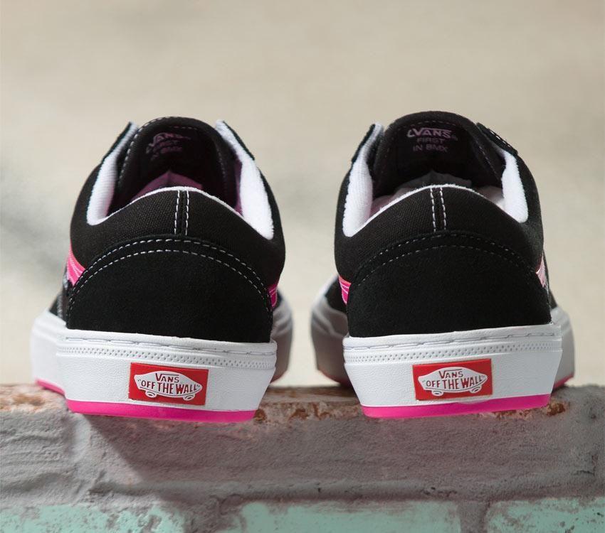 Vans Skate Old Skool Mens Womens - Black/Neon Pink VN0005UZBFY Shoes