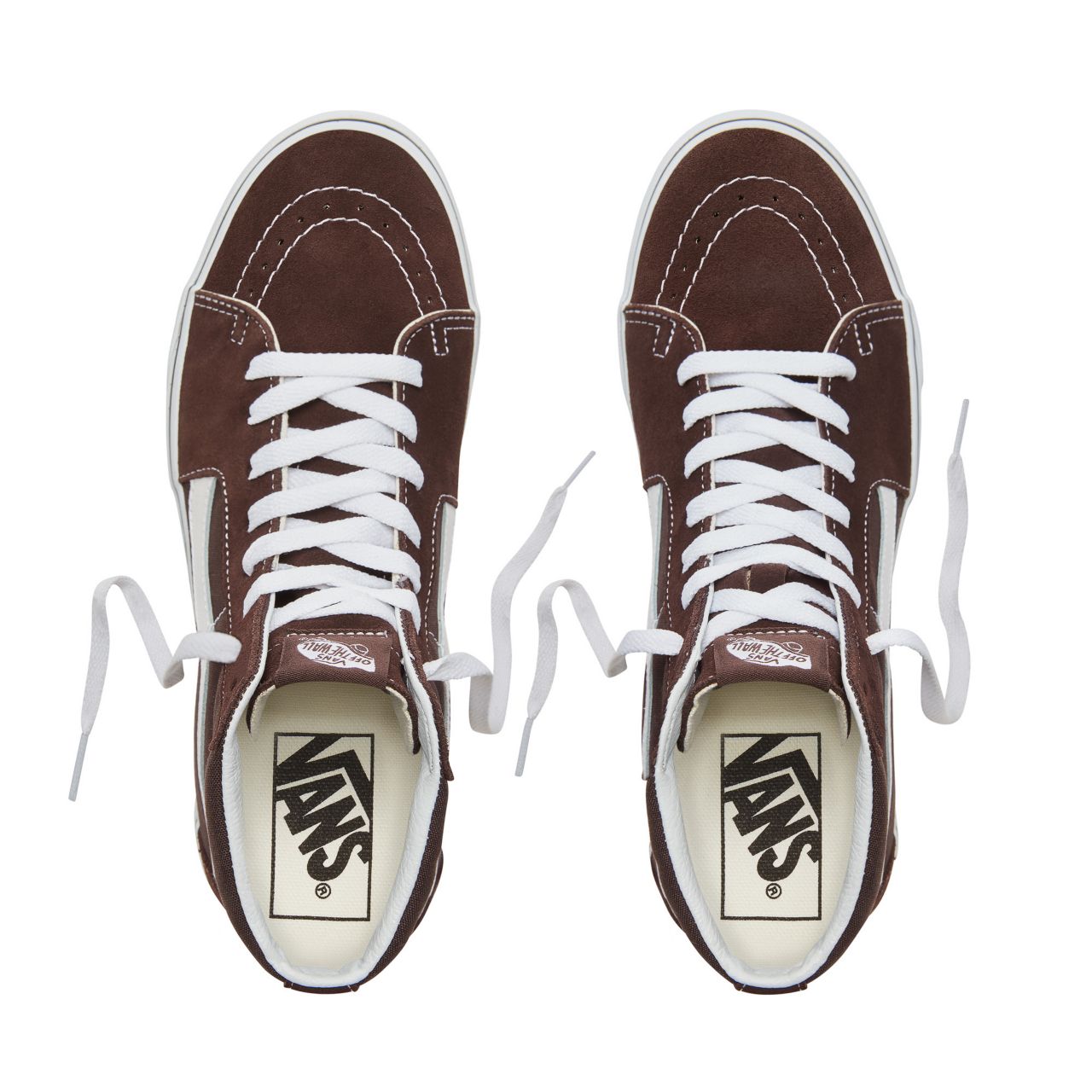 Vans Color Theory Sk8-Hi Classic (Unisex) Mens Womens - Chocolate Torte/True White VA38GEU5Z Shoes