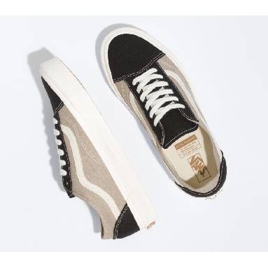 Vans Old Skool Tapered Eco Theory Mens Womens - Eco Theory Multi Block Black VN0A54F4BLK Shoes