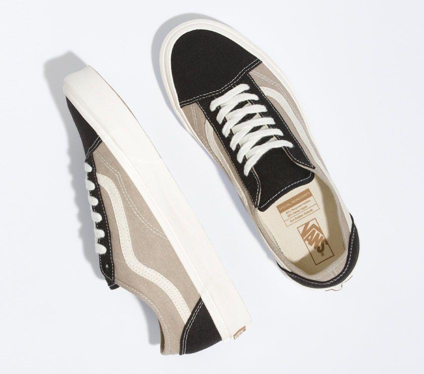 Vans Old Skool Tapered Eco Theory Mens Womens - Eco Theory Multi Block Black VN0A54F4BLK Shoes