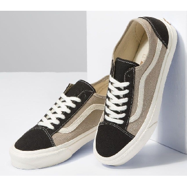 Vans Old Skool Tapered Eco Theory Mens Womens - Eco Theory Multi Block Black VN0A54F4BLK Shoes