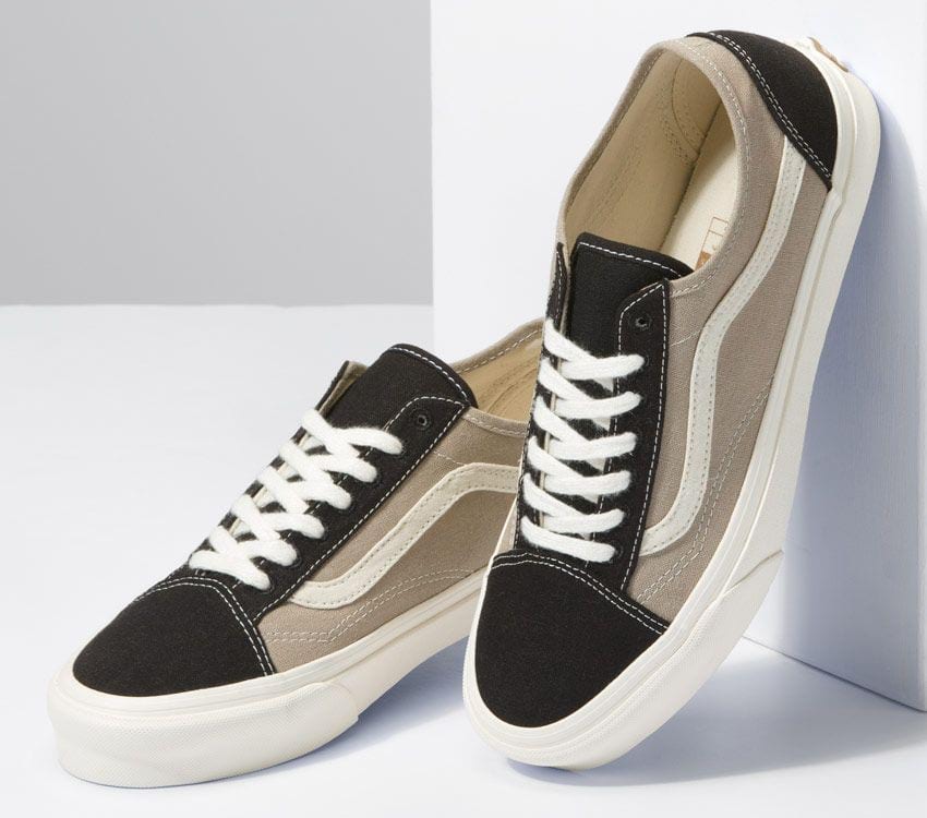 Vans Old Skool Tapered Eco Theory Mens Womens - Eco Theory Multi Block Black VN0A54F4BLK Shoes