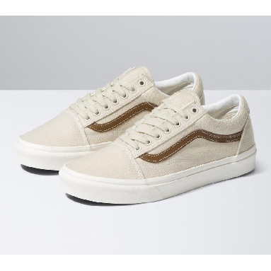 Vans Old Skool Twill Mens Womens - Desert Twill Brown/Beige VN0A5JMIBUE Shoes