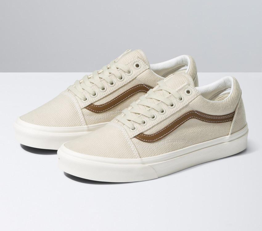 Vans Old Skool Twill Mens Womens - Desert Twill Brown/Beige VN0A5JMIBUE Shoes