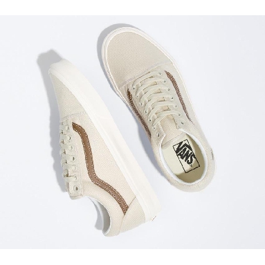 Vans Old Skool Twill Mens Womens - Desert Twill Brown/Beige VN0A5JMIBUE Shoes