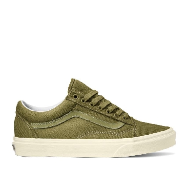 Vans Old Skool Twill Mens Womens - Desert Twill Green Olive VN0A5KRSBD4 Shoes