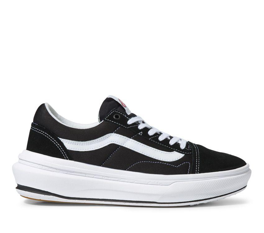 Vans Old Skool Overt Comfycush Mens Womens - Black/White VN0A7Q5EBA2 Shoes