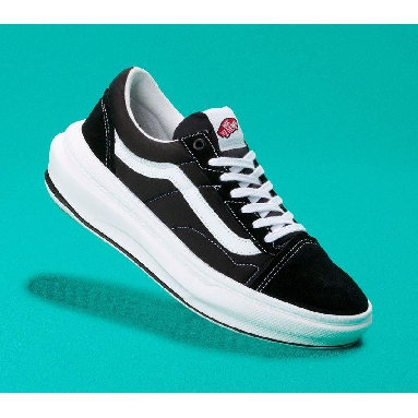 Vans Old Skool Overt Comfycush Mens Womens - Black/White VN0A7Q5EBA2 Shoes