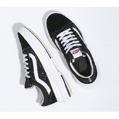 Vans Old Skool Overt Comfycush Mens Womens - Black/White VN0A7Q5EBA2 Shoes