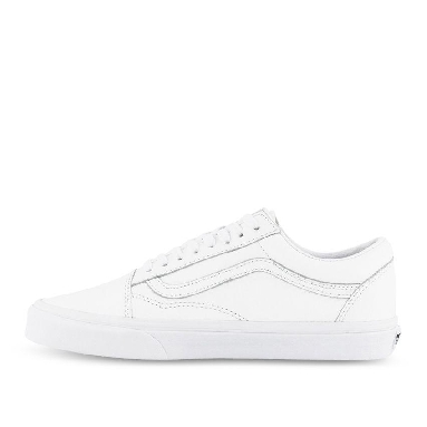 Vans OLD SKOOL (PREMIUM LEATHER) Mens Womens - True White VN0A3WKTW00 Shoes