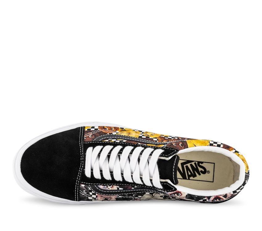 Vans Old Skool Pets Checkerboard Mens Womens - Animal Checkerboard Tortoise Shell/Black VN0A7Q2JLNN Shoes