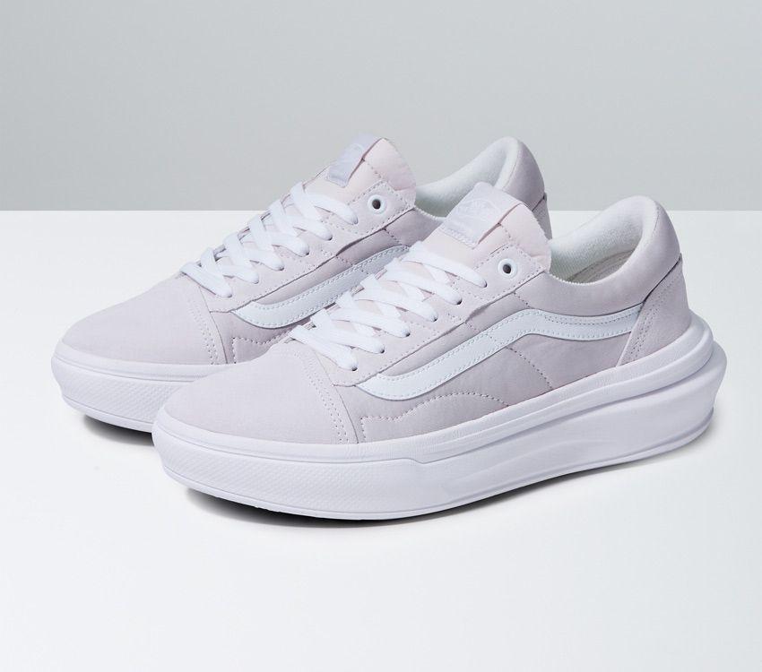 Vans Old Skool Overt Comfycush Mens Womens - Light Grey/White VN0A7Q5ELGX Shoes