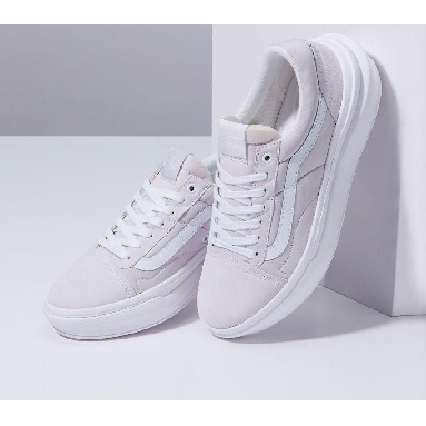 Vans Old Skool Overt Comfycush Mens Womens - Light Grey/White VN0A7Q5ELGX Shoes