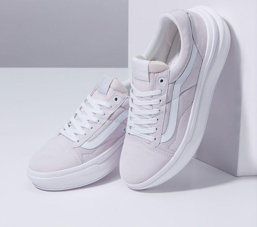 Vans Old Skool Overt Comfycush Mens Womens - Light Grey/White VN0A7Q5ELGX Shoes