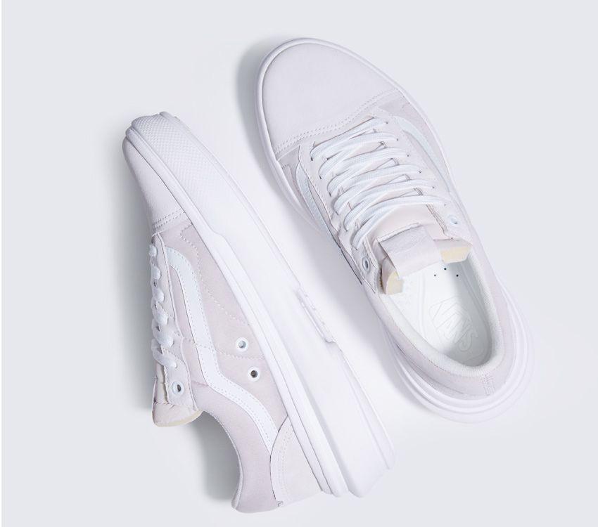 Vans Old Skool Overt Comfycush Mens Womens - Light Grey/White VN0A7Q5ELGX Shoes