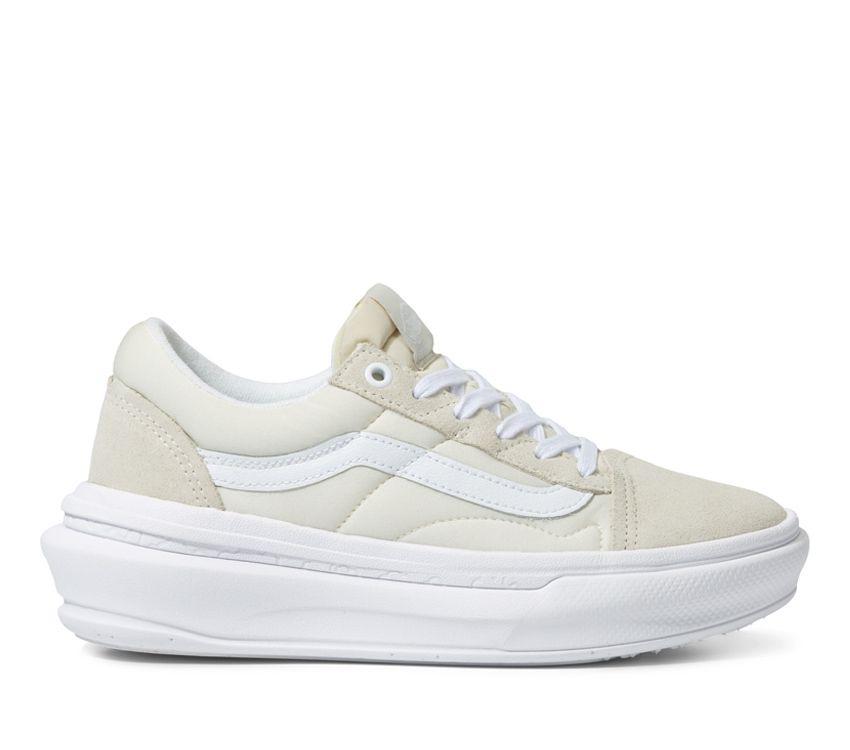 Vans Old Skool Overt Comfycush Mens Womens - Sand/White VN0A7Q5E1NF Shoes