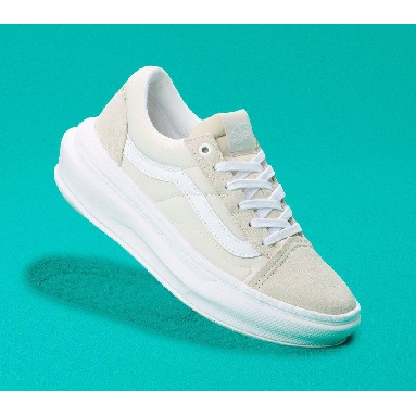 Vans Old Skool Overt Comfycush Mens Womens - Sand/White VN0A7Q5E1NF Shoes