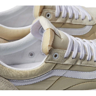 Vans Old Skool Overt Comfycush Mens Womens - Sand/White VN0A7Q5E1NF Shoes