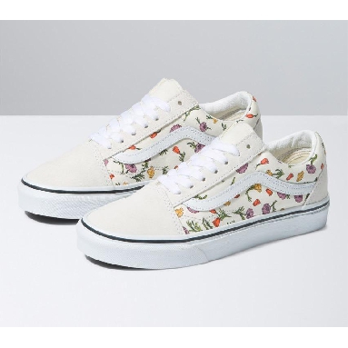 Vans Old Skool Mens Womens - Poppy Floral Cream VN0A5KRSCRM Shoes