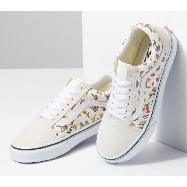 Vans Old Skool Mens Womens - Poppy Floral Cream VN0A5KRSCRM Shoes