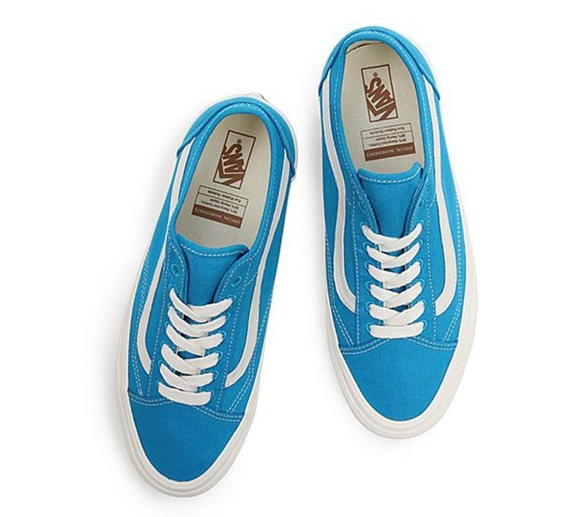 Vans Old Skool Tapered Eco Theory Mens Womens - Hawaiian Surf/Natural VN0A54F4ASV Shoes