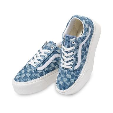 Vans Old Skool Woven Stackform Mens Womens - Demin/Multi VN0A7Q5MB6A Shoes