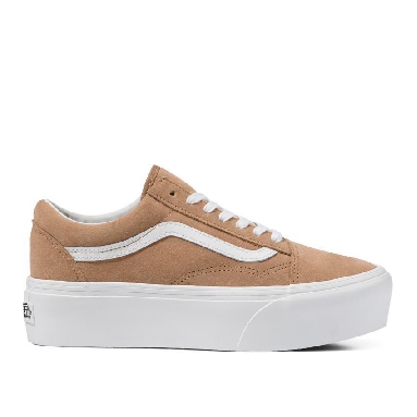 Vans Old Skool Stackform Womens - Burro/True White VN0A7Q5MB69 Shoes