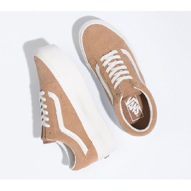 Vans Old Skool Stackform Womens - Burro/True White VN0A7Q5MB69 Shoes