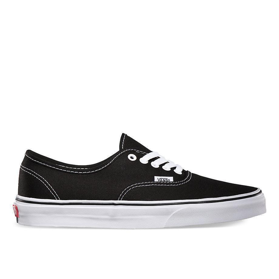 Vans Authentic Black/White Mens Womens - Black VN-0EE3BLK Shoes