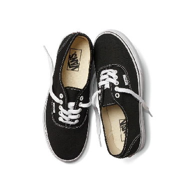 Vans Authentic Black/White Mens Womens - Black VN-0EE3BLK Shoes